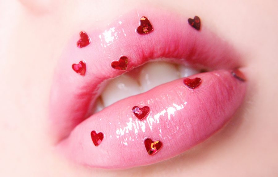 Makijaż ust na walentynki - lipart wykonany kosmetykami SINSKIN